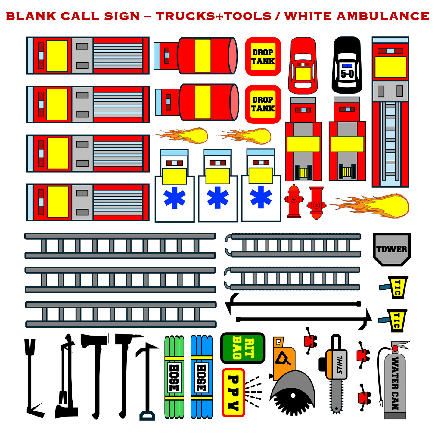 Strategy & Tactics Training Magnets (Rural FDs)