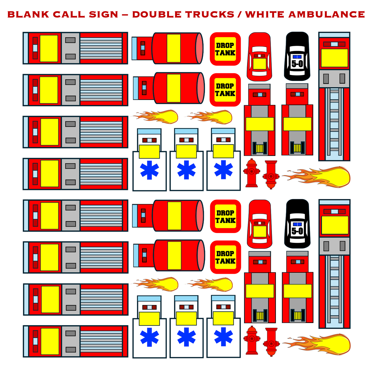 Strategy & Tactics Training Magnets (Rural FDs)