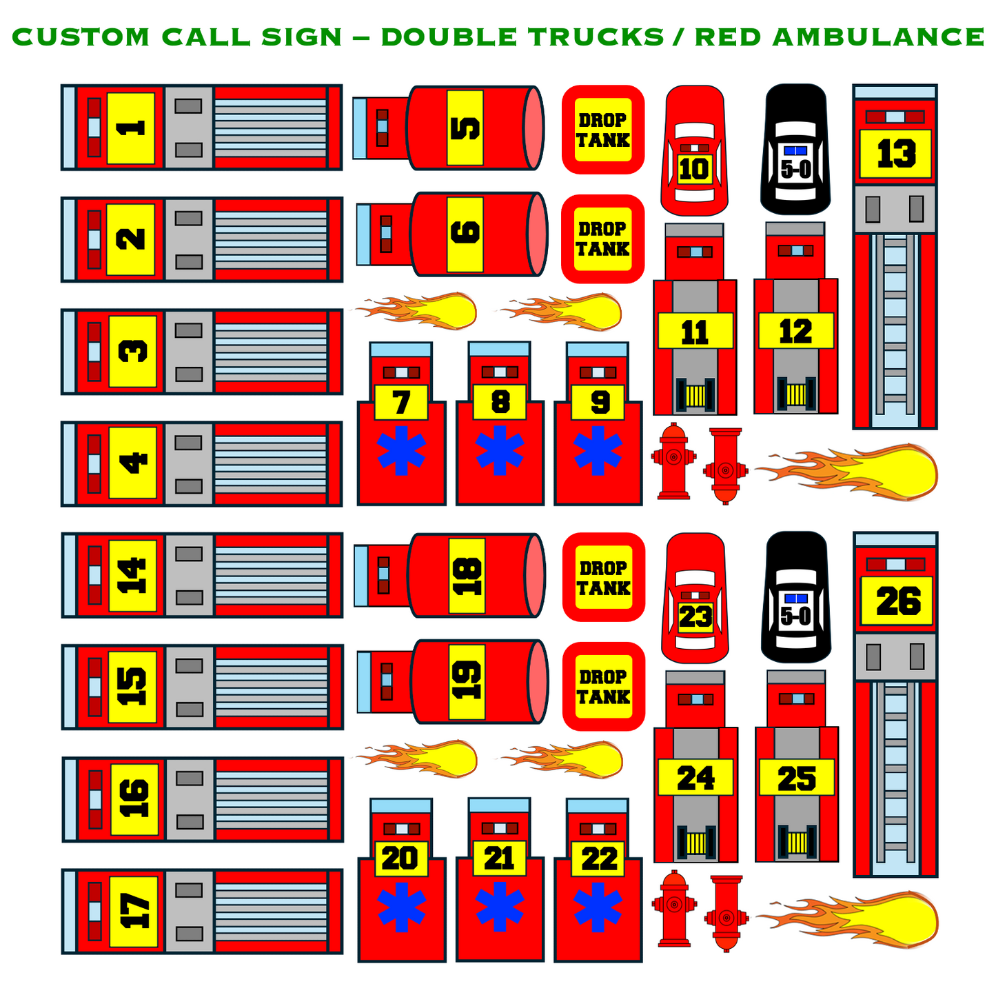 Strategy & Tactics Training Magnets (Rural FDs)