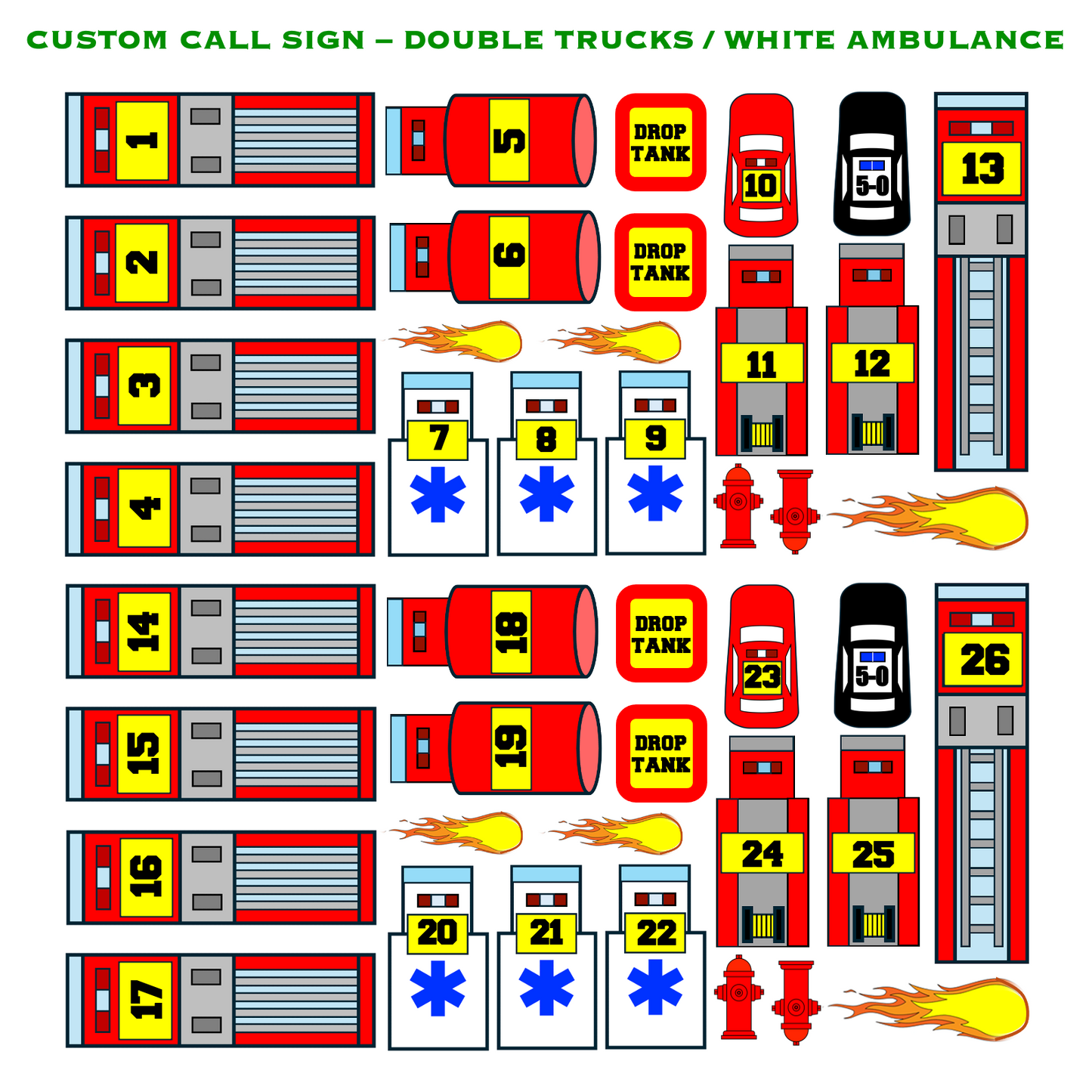 Strategy & Tactics Training Magnets (Rural FDs)