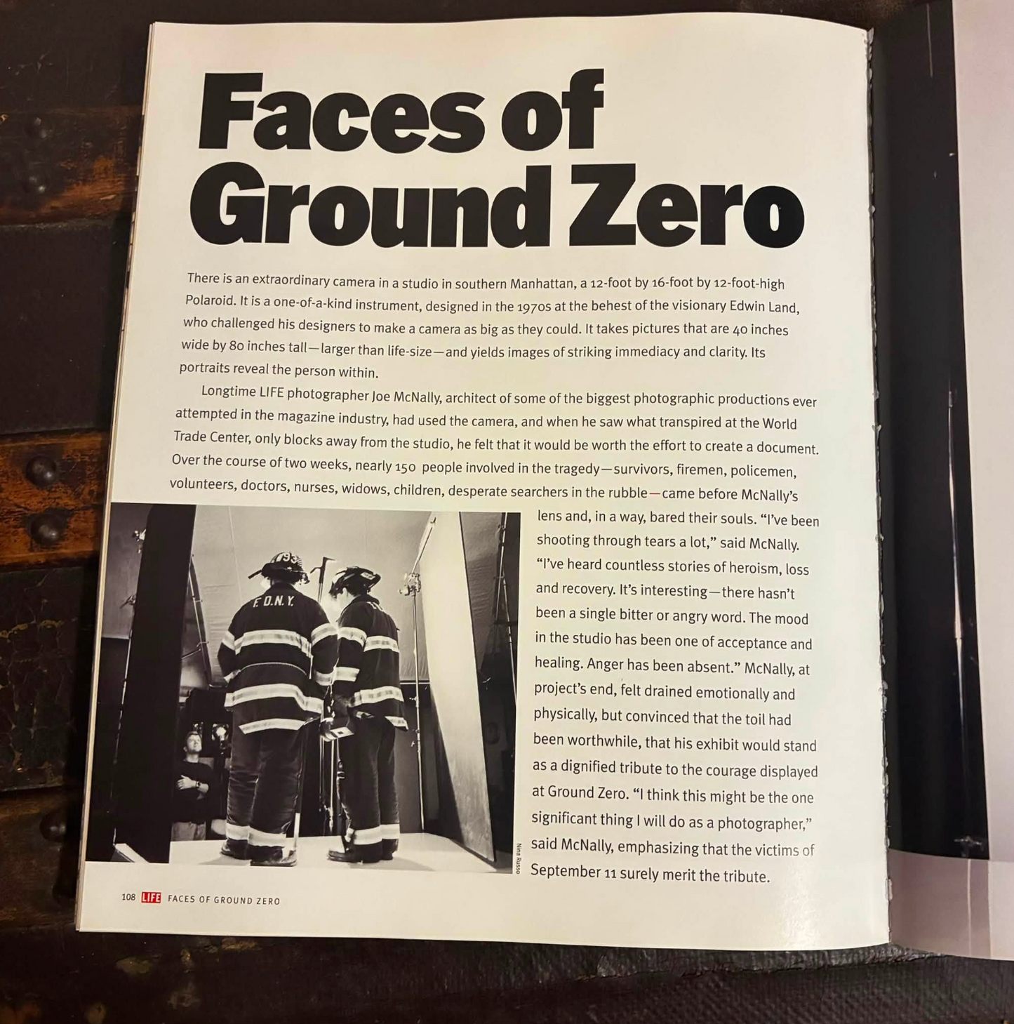 USED:  LIFE Magazine 9/11 Photo Essay - 2002