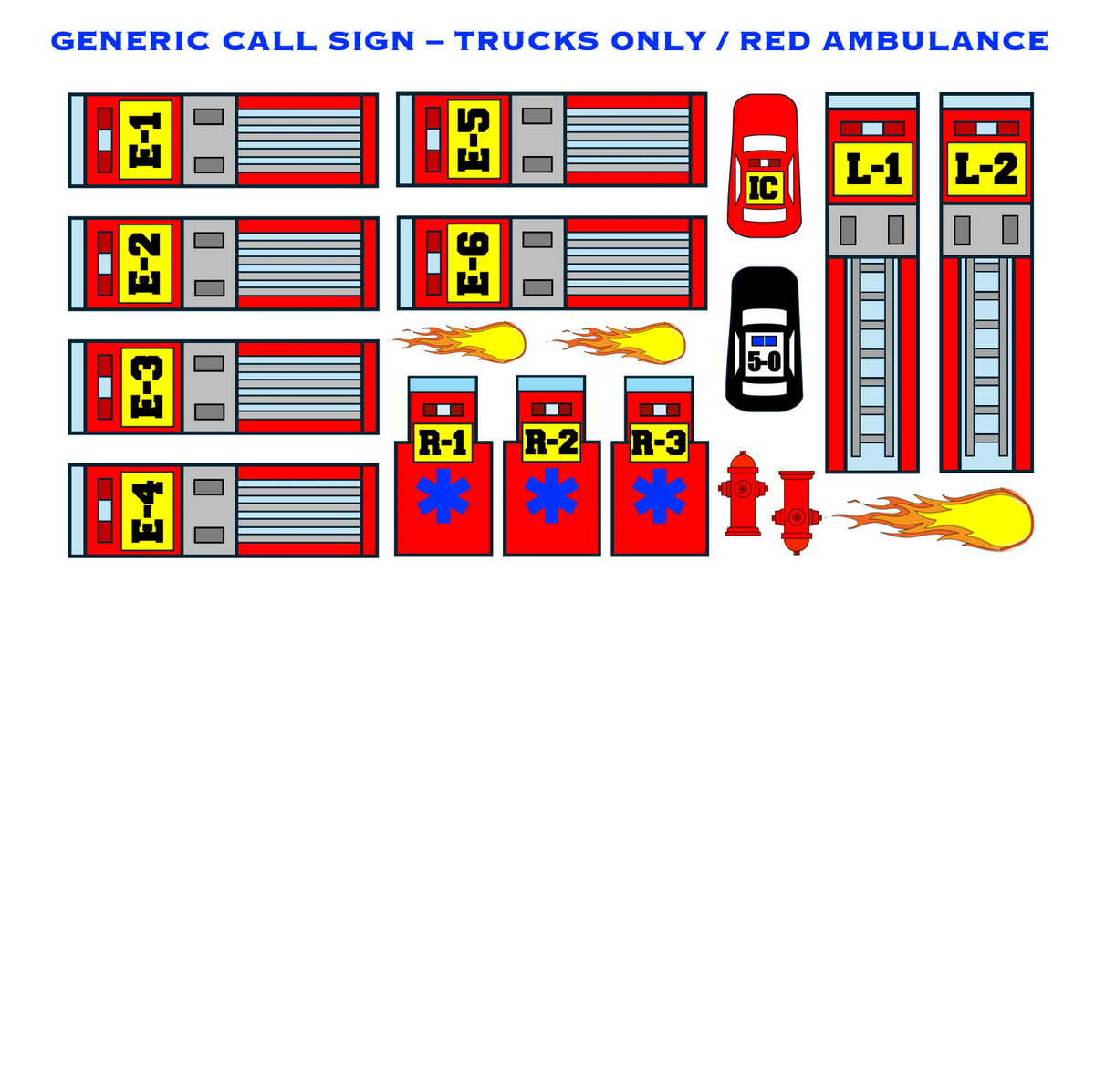 Strategy & Tactics Training Magnets - Urban/Suburban Set