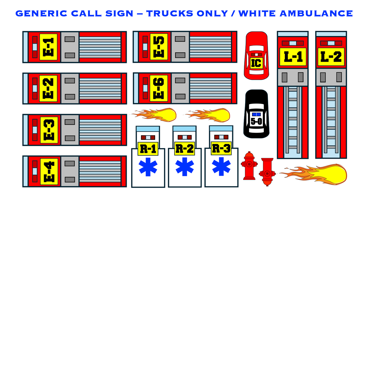 Strategy & Tactics Training Magnets - Urban/Suburban Set