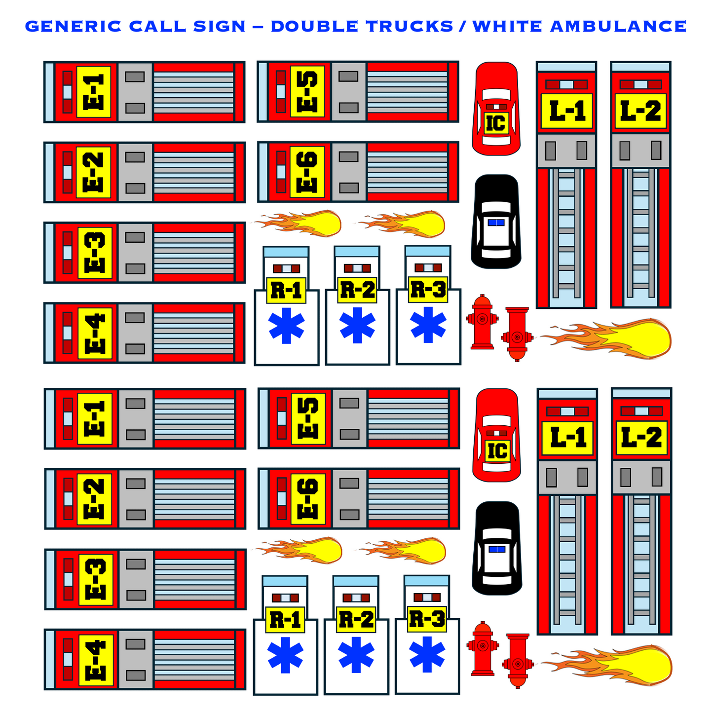 Strategy & Tactics Training Magnets - Urban/Suburban Set