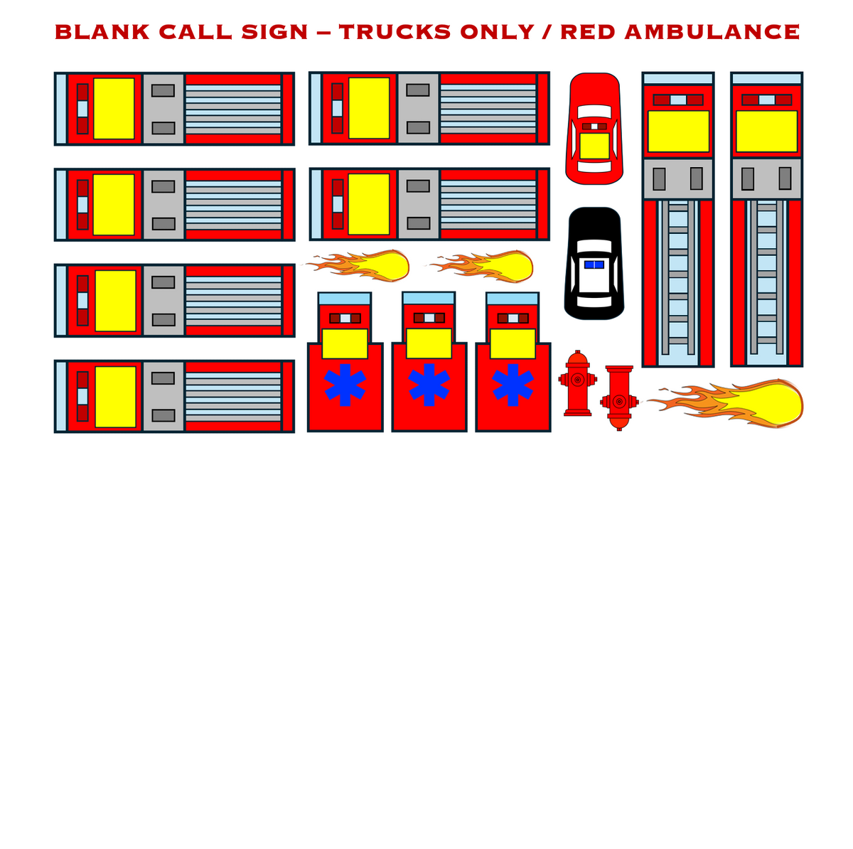 Strategy & Tactics Training Magnets - Urban/Suburban Set