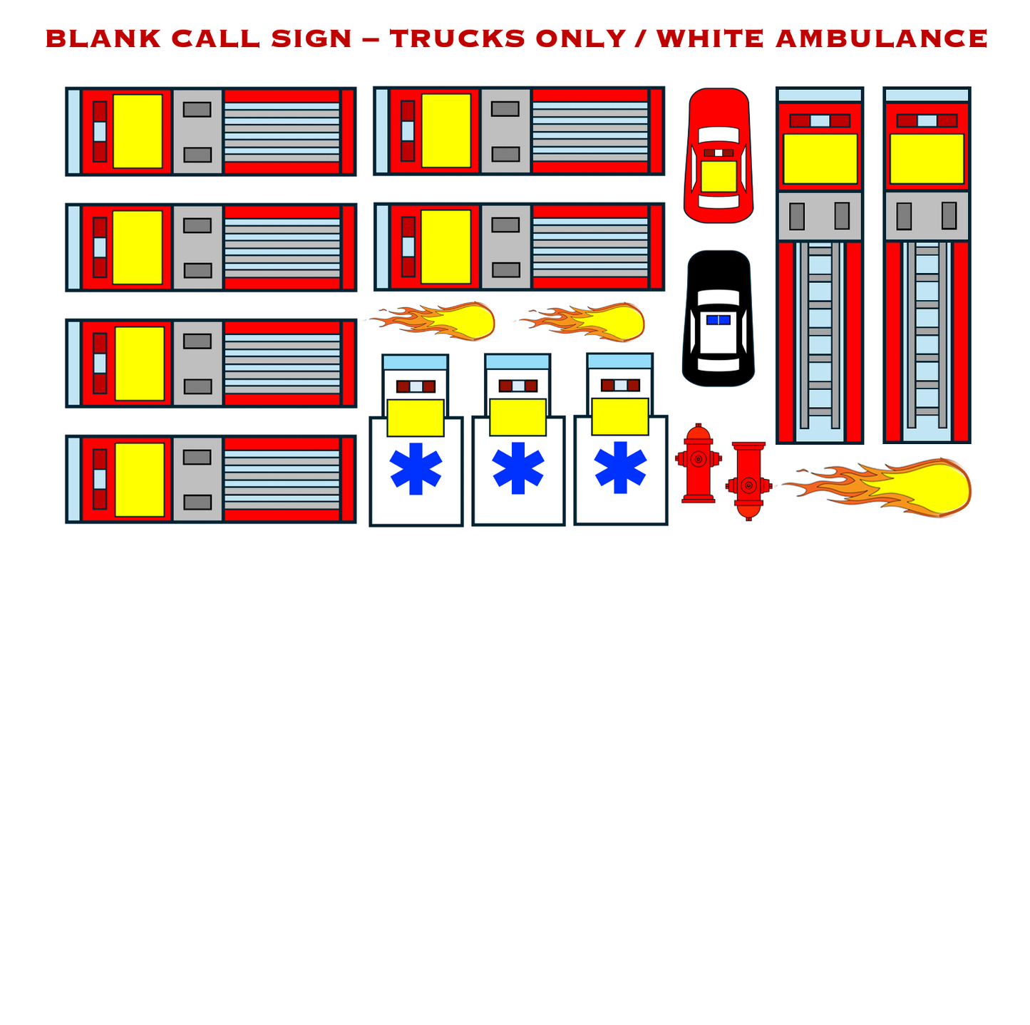 Strategy & Tactics Training Magnets - Urban/Suburban Set