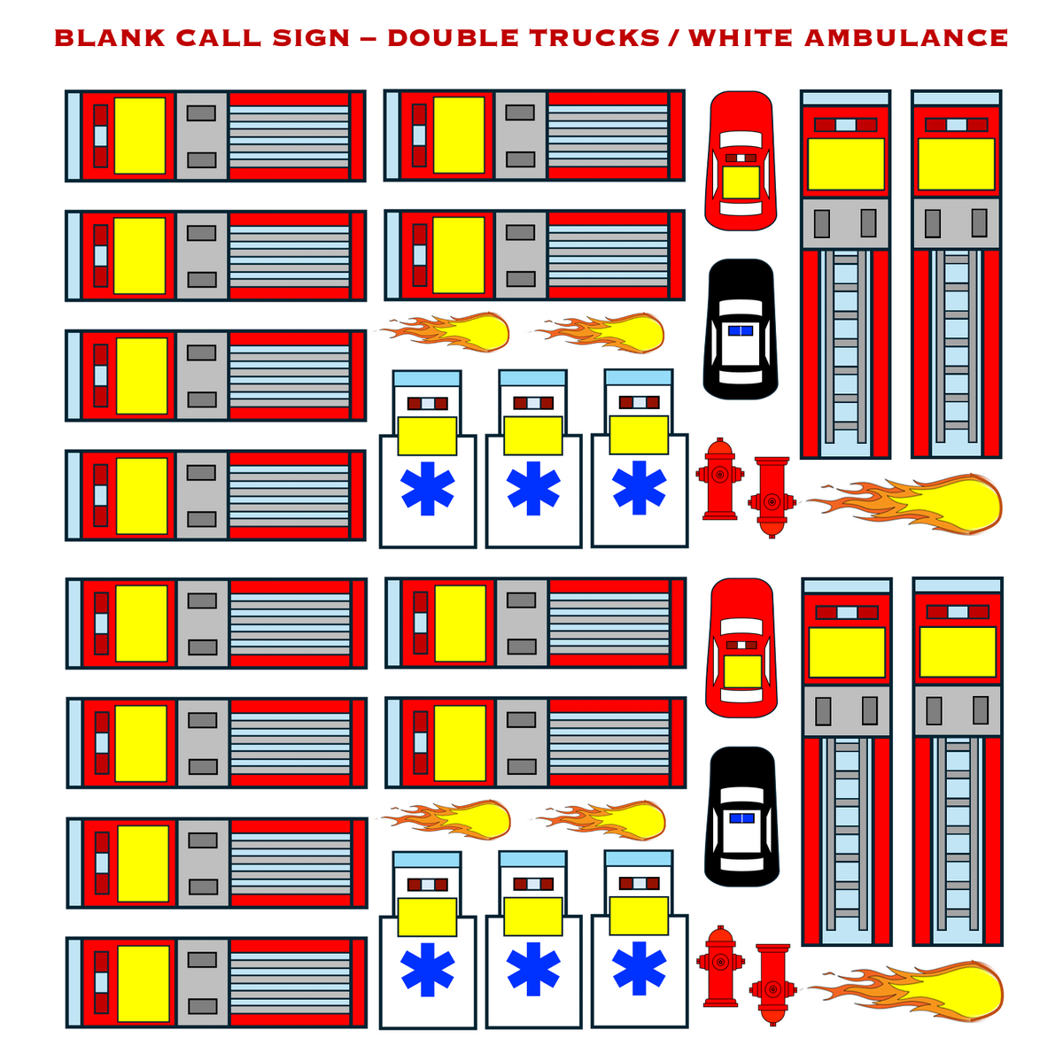 Strategy & Tactics Training Magnets - Urban/Suburban Set