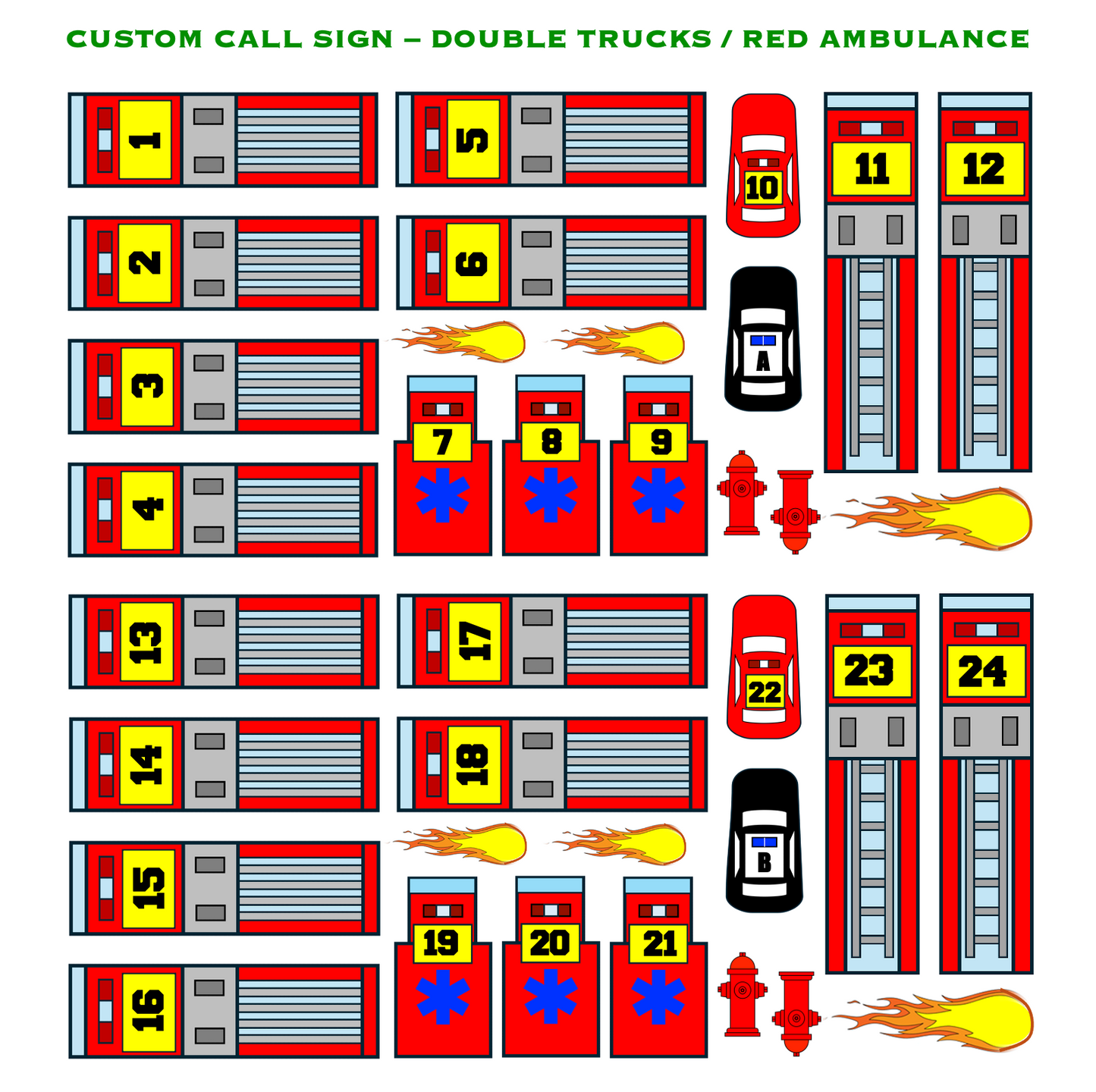Strategy & Tactics Training Magnets - Urban/Suburban Set