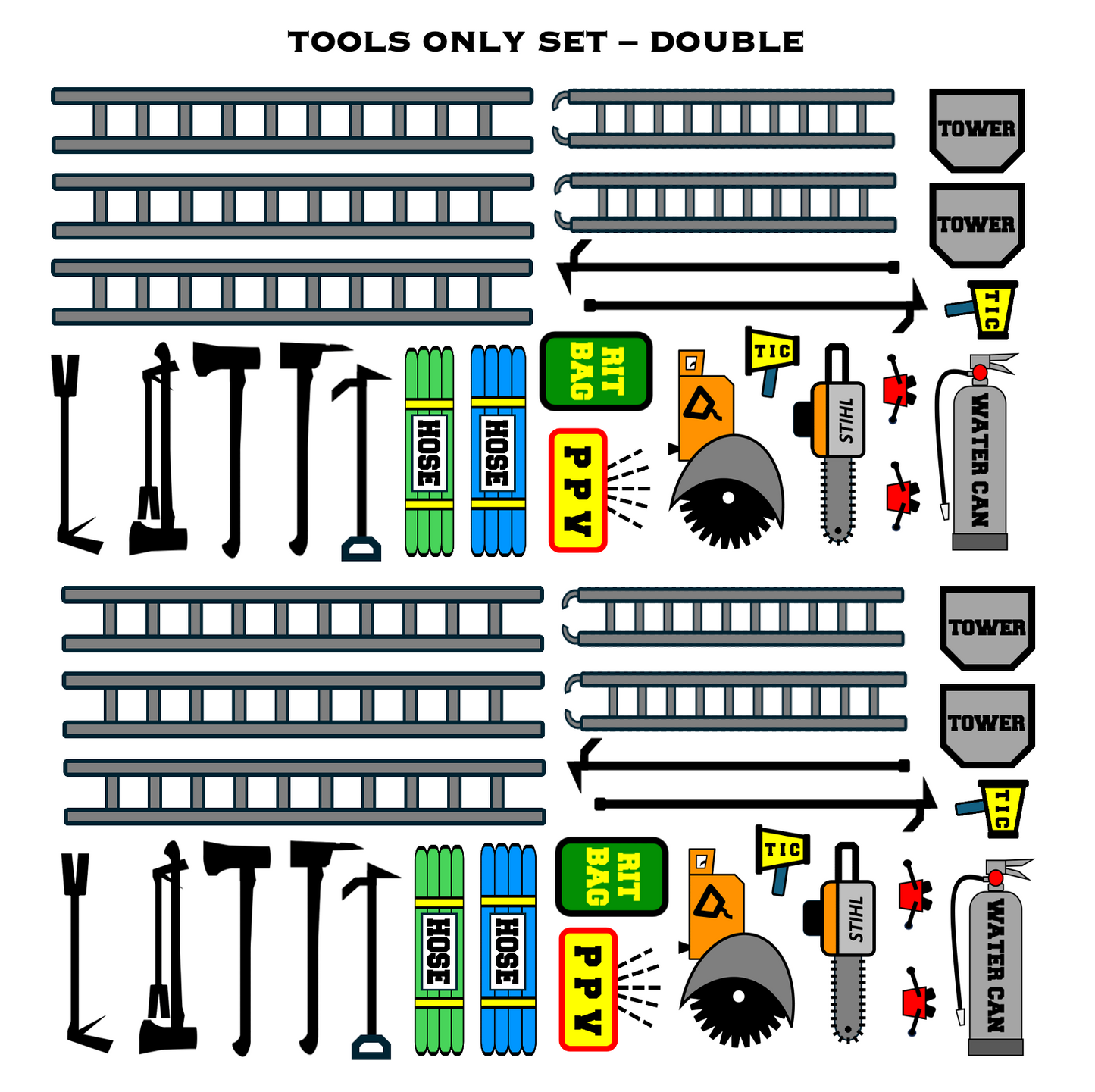 Strategy & Tactics Training Magnets - Urban/Suburban Set