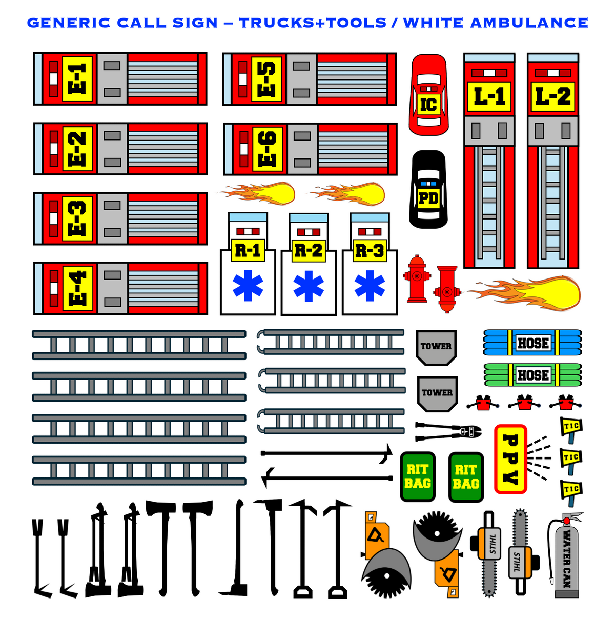 Strategy & Tactics Training Magnets - URBAN & SUBURBAN SET