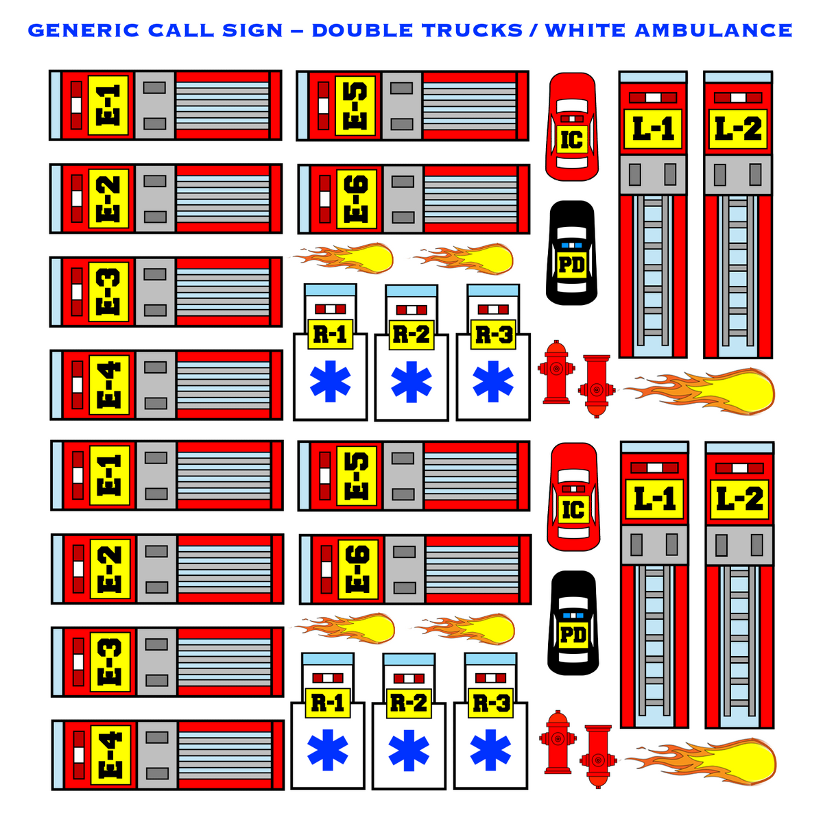 Strategy & Tactics Training Magnets - URBAN & SUBURBAN SET