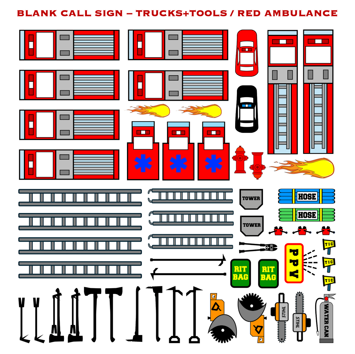 Strategy & Tactics Training Magnets - URBAN & SUBURBAN SET