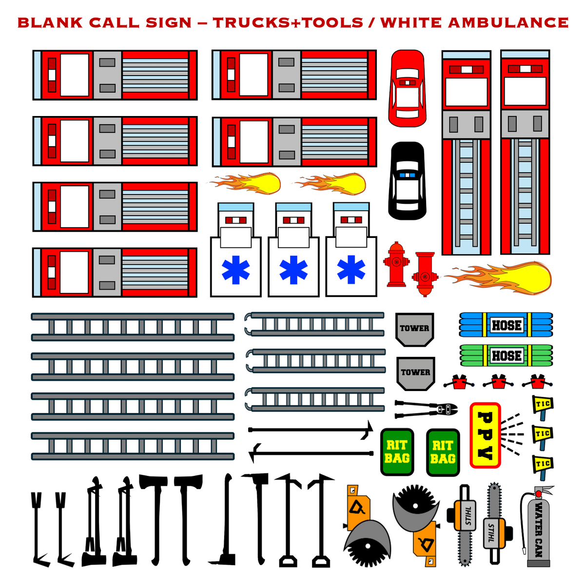 Strategy & Tactics Training Magnets - URBAN & SUBURBAN SET