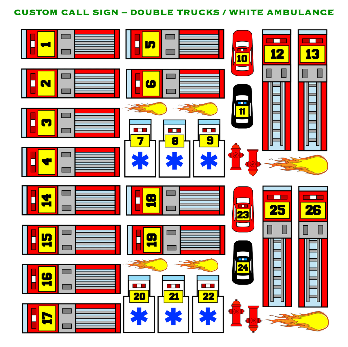 Strategy & Tactics Training Magnets - URBAN & SUBURBAN SET
