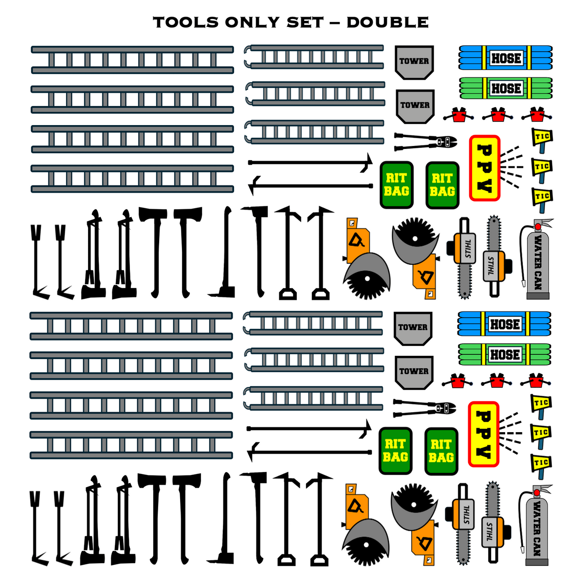 Strategy & Tactics Training Magnets - URBAN & SUBURBAN SET