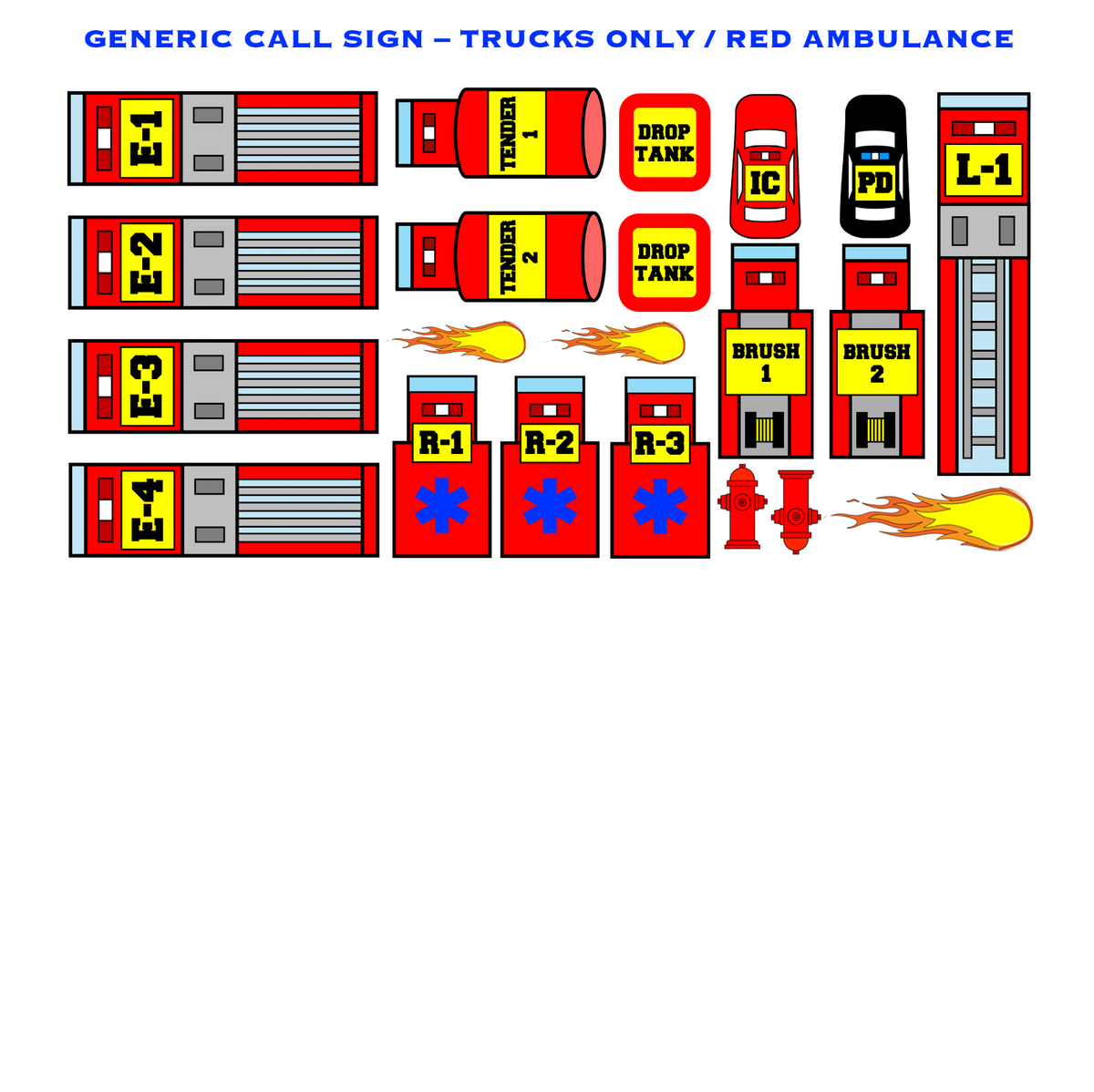 Strategy & Tactics Training Magnets - RURAL SET