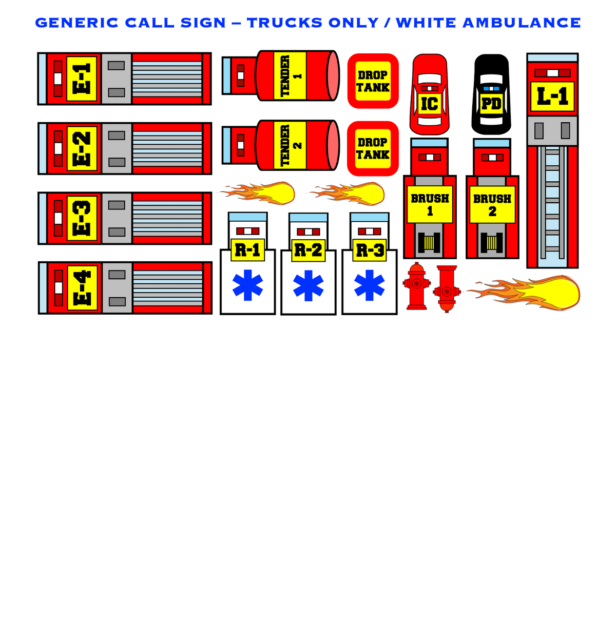 Strategy & Tactics Training Magnets - RURAL SET