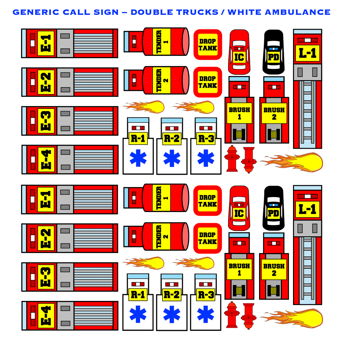 Strategy & Tactics Training Magnets - RURAL SET