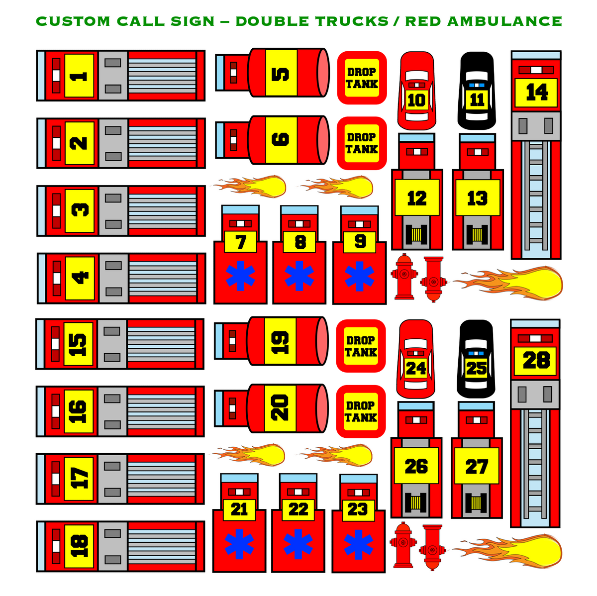 Strategy & Tactics Training Magnets - RURAL SET