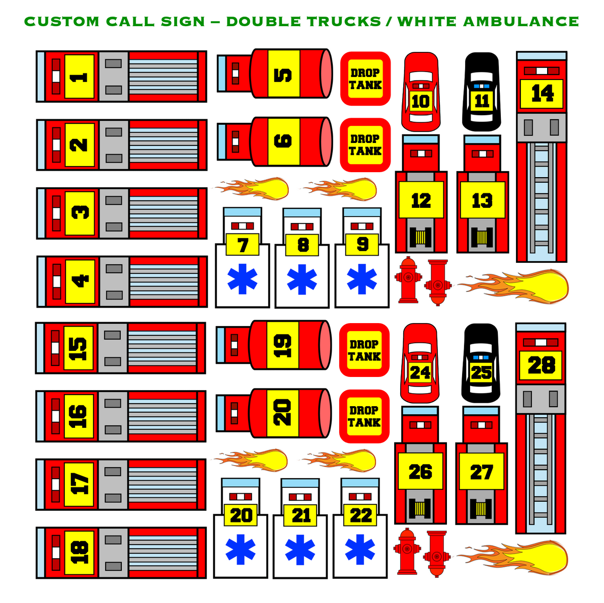 Strategy & Tactics Training Magnets - RURAL SET