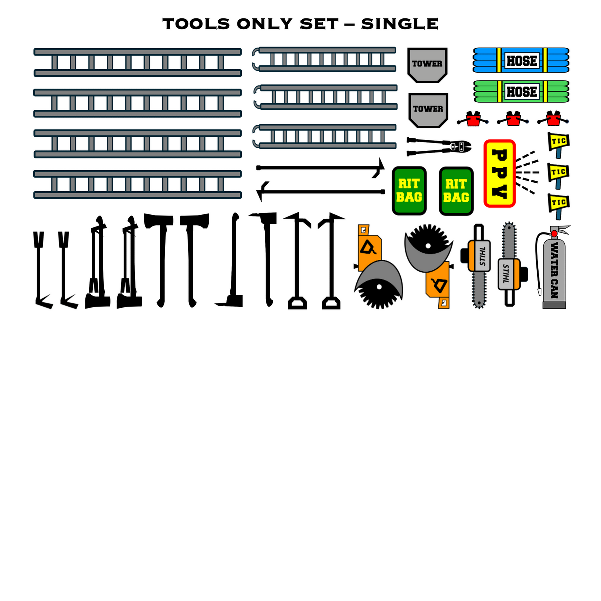 Strategy & Tactics Training Magnets - RURAL SET