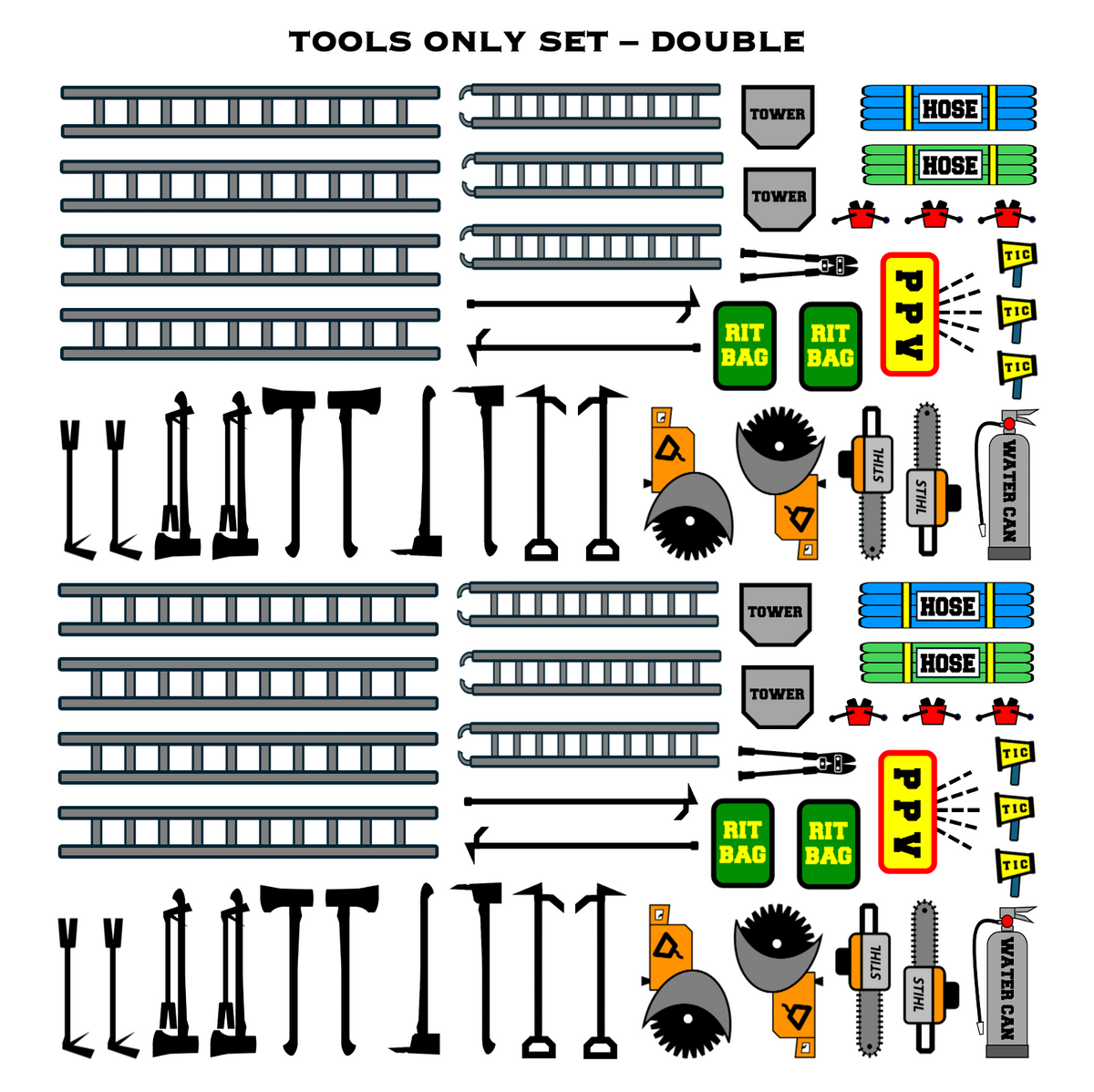Strategy & Tactics Training Magnets - RURAL SET