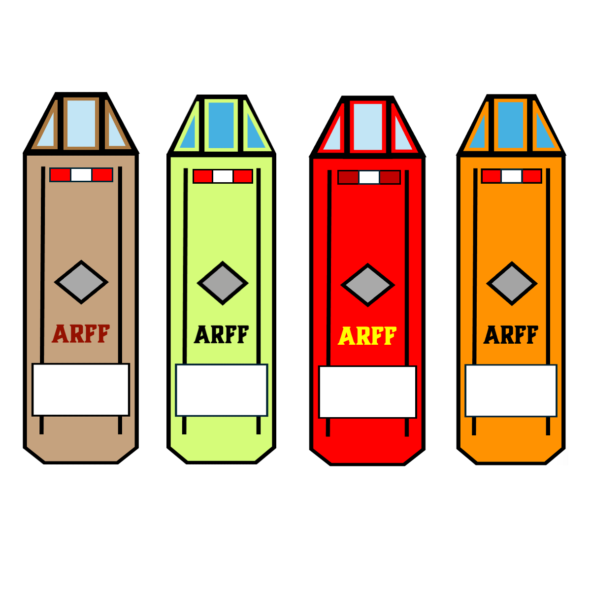 Strategy & Tactics Training Magnets - MILITARY ARFF SET